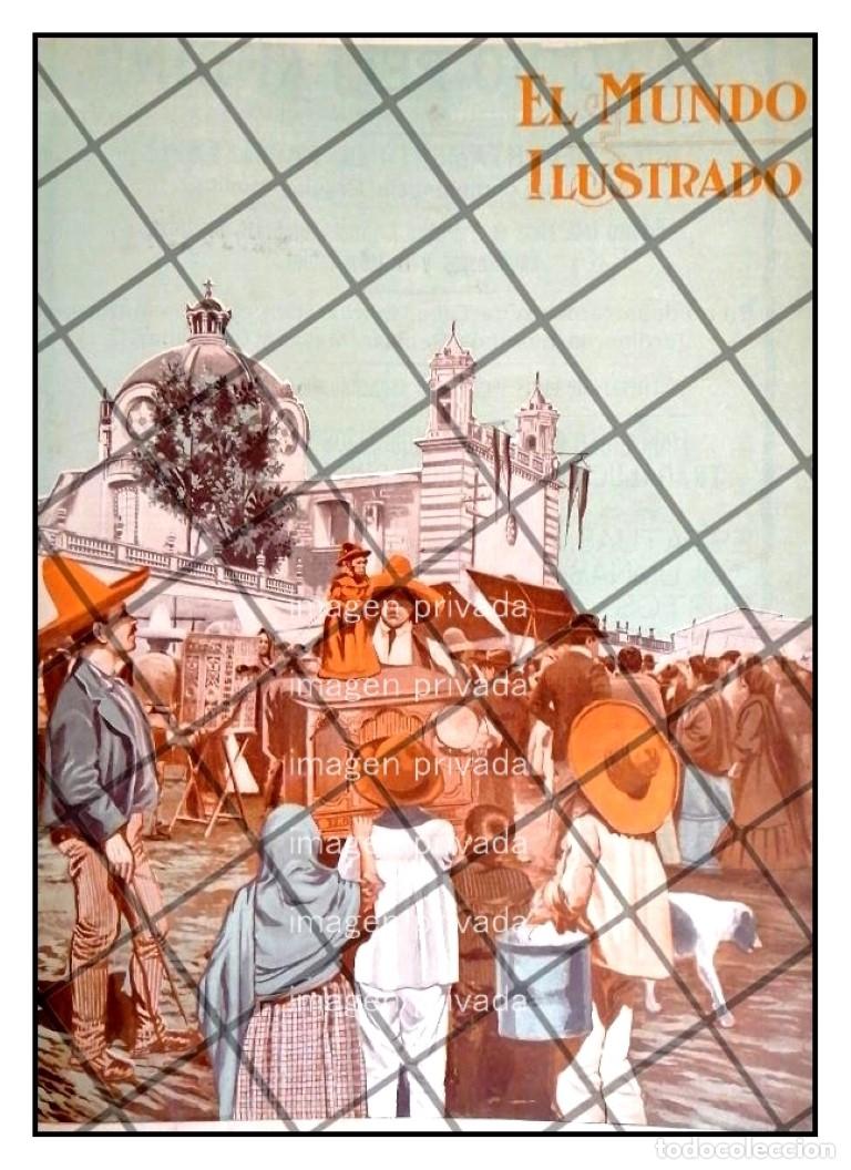 Sammeln von Plakaten: PORTADA ANTIGUA 1907 VERBENAS PARROQUIA N.S LOS ANGELES D.F