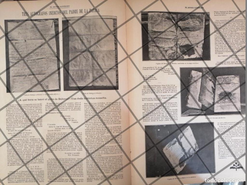 Sammeln von Plakaten: AFICHE ANTIGUO SOBRE MANUSCRITOS DE MIGUEL HIDALGO 1907