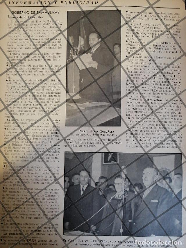 Sammeln von Plakaten: AFICHE RETRO. INFORMA PEDRO HUGO GONZALEZ LUGO. 1947