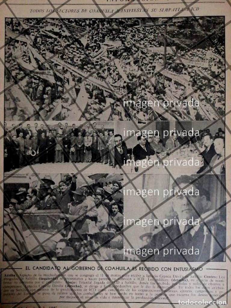 Colecionismo de cartazes: AFICHE RETRO IGNACIO CEPEDA DAVILA EN CAMPA&Ntilde;A 1945