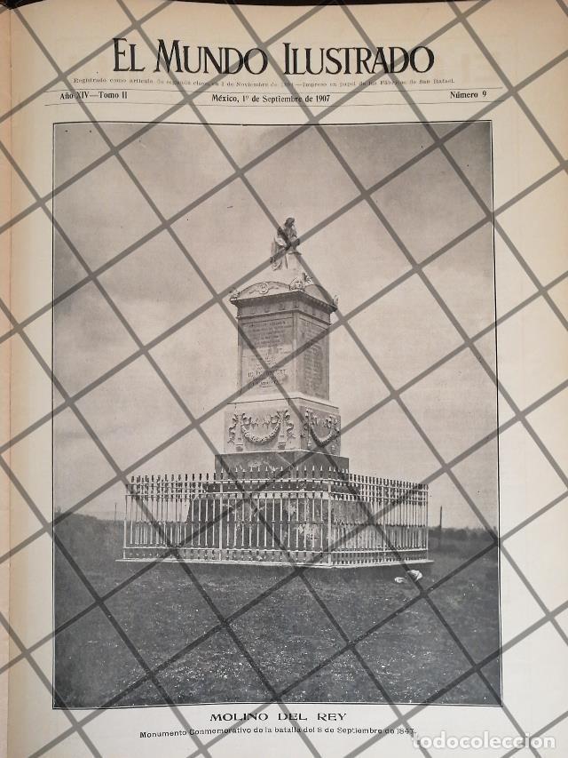 Sammeln von Plakaten: PORTADA ANTIGUA MONUMENTO MOLINO DEL REY 1907