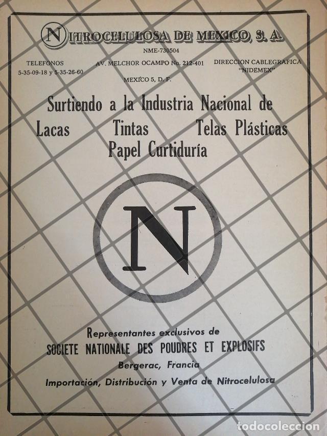 Sammeln von Plakaten: AFICHE ANTIGUO NITROCELULOSA DE MEXICO S.A 1970s