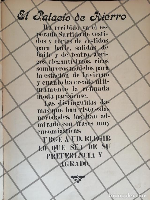 Sammeln von Plakaten: CARTEL ANTIGUO EL PALACIO DE HIERRO 1907 -87