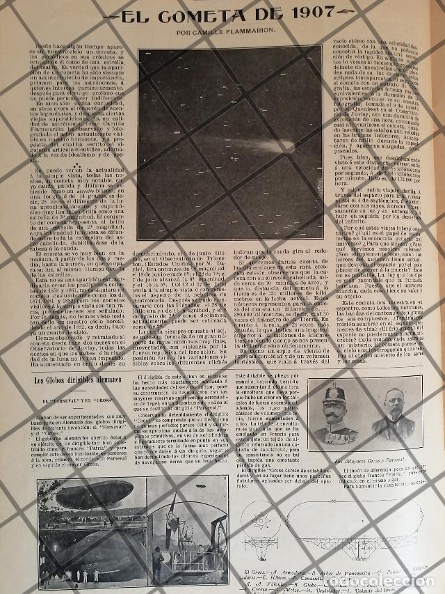 Sammeln von Plakaten: AFICHE ANTIGUO COMETA DE 1907, NOTA DE CAMILLE FLAMARION