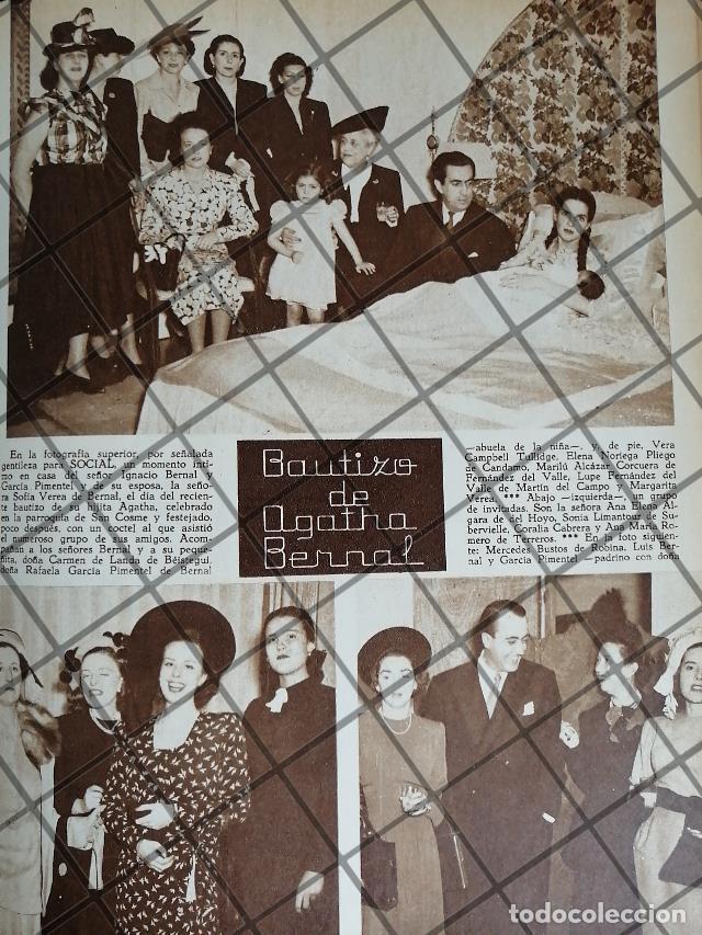 Sammeln von Plakaten: AFICHE ANTIGUO BAUTIZO DE AGATHA BERNAL VEREA 1948