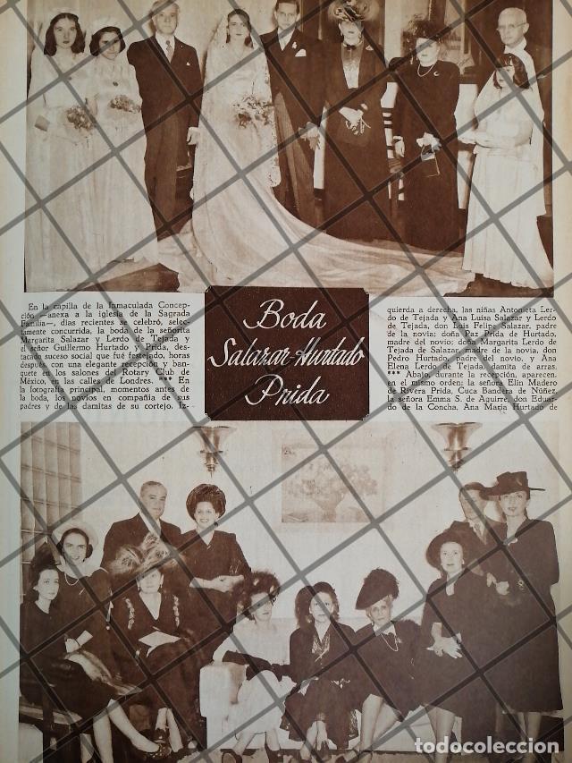 Colecionismo de cartazes: AFICHE ANTIGUO BODA. GUILLERMO HURTADO Y PRIDA 1948
