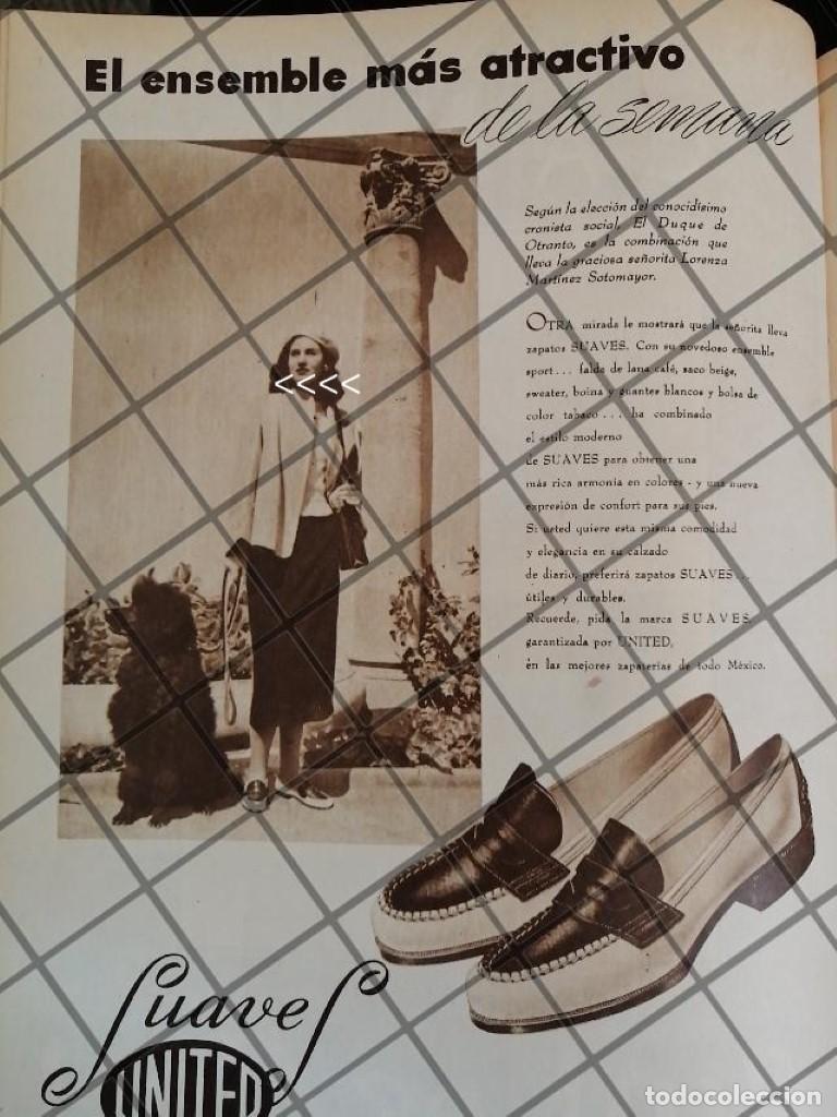 Colecionismo de cartazes: AFICHE ANTIGUO LORENZA MARTINEZ SOTOMAYOR Y ZAPATOS UNITED