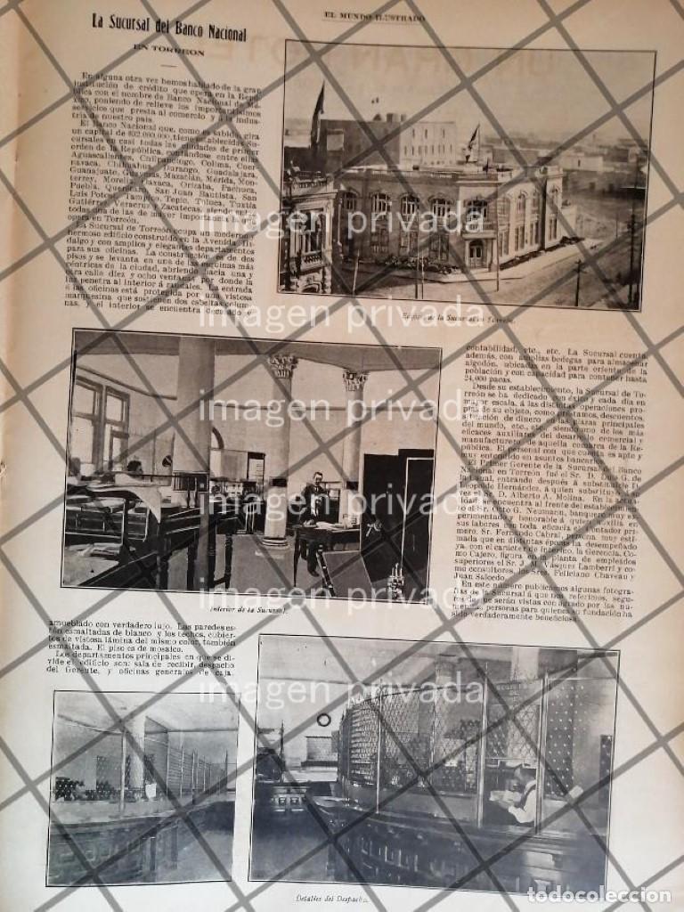 Colecionismo de cartazes: AFICHE ANTIGUO BANCO BANAMEX. TORREON 1907