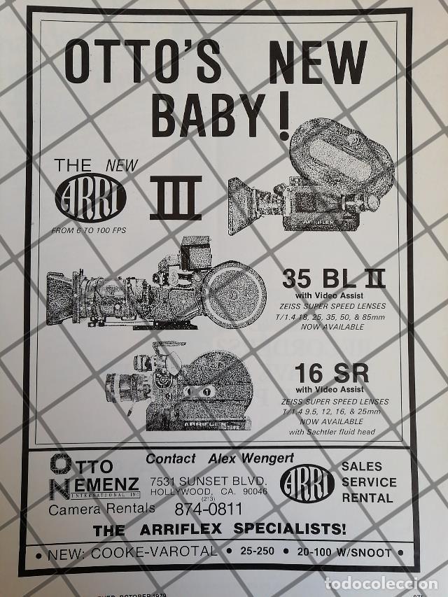 Sammeln von Plakaten: CARTEL PUBLICITARIO RETRO CAMARA DE CINE ARRIFLEX 1979