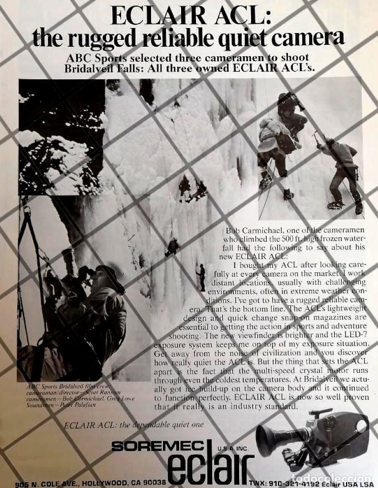 Sammeln von Plakaten: CARTEL PUBLICITARIO RETRO CAMARAS DE CINE ECLAIR ACL 1979