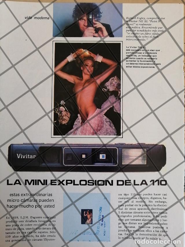 Poster collecting: CARTEL PUBLICITARIO RETRO RICHARD FEGLEY Y CAMARAS VIVITAR 1980s