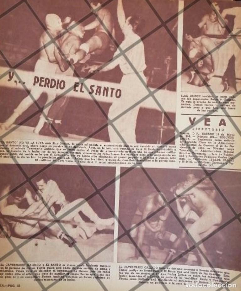 Poster collecting: AFICHE RETRO LUCHA LIBRE, EL SANTO vs BLUE DEMON Y OTROS 26