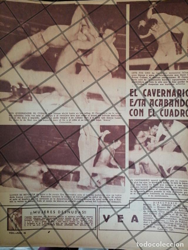 Poster collecting: AFICHE RETRO LUCHA LIBRE, CAVERNARIO GALINDO Vs VARIOS