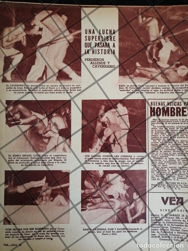 Poster collecting: AFICHE RETRO LUCHA LIBRE, CAVERNARIO, EL SANTO, GORI GUERRERO