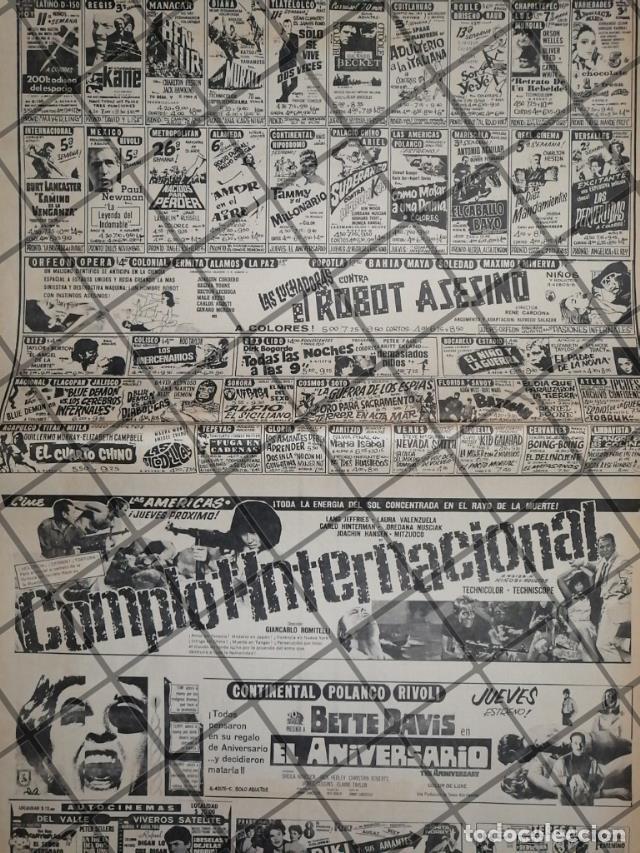 Coleccionismo de carteles: CARTELERA DE CINE VINTAGE 14 ENERO 1969 M