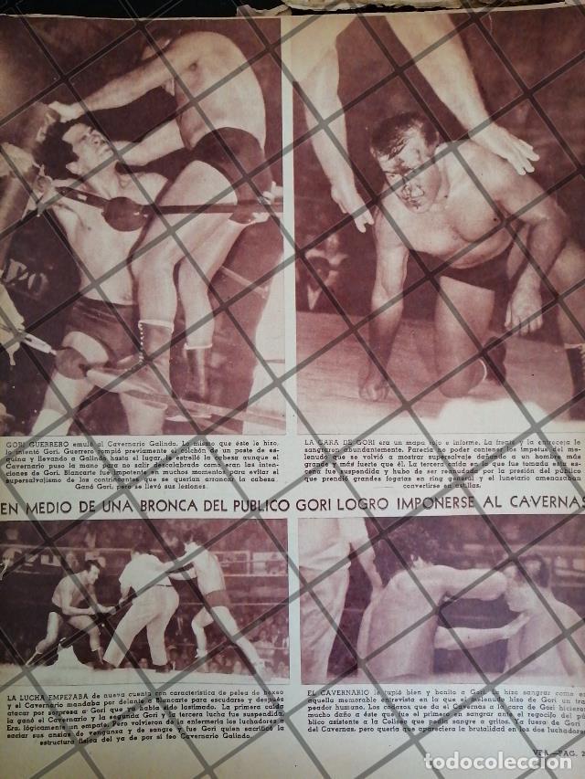 Coleccionismo de carteles: AFICHE RETRO LUCHA LIBRE CAVERNARIO GALINDO Vs GORI GUERRERO 41