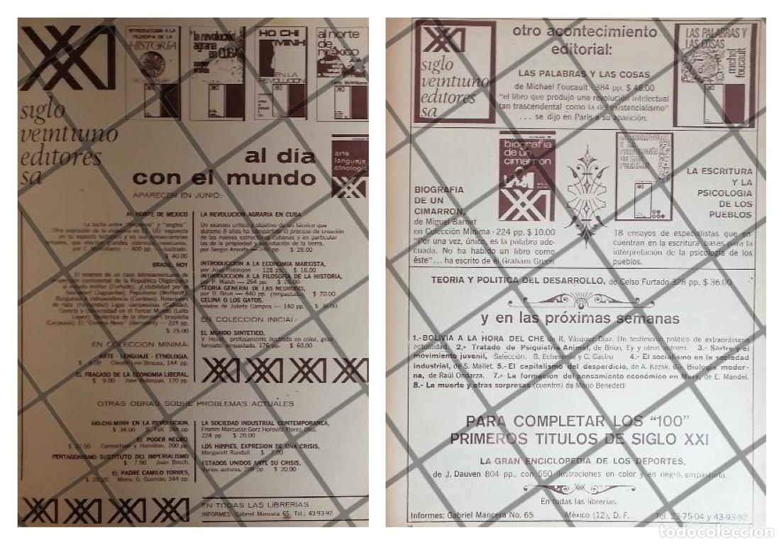 Coleccionismo de carteles: 2 AFICHES RETRO. EDITORIAL SIGLO 21 A&Ntilde;OS 60s