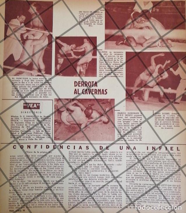 Coleccionismo de carteles: AFICHE RETRO LUCHA LIBRE CAVERNARIO GALINDO Y OTROS -44