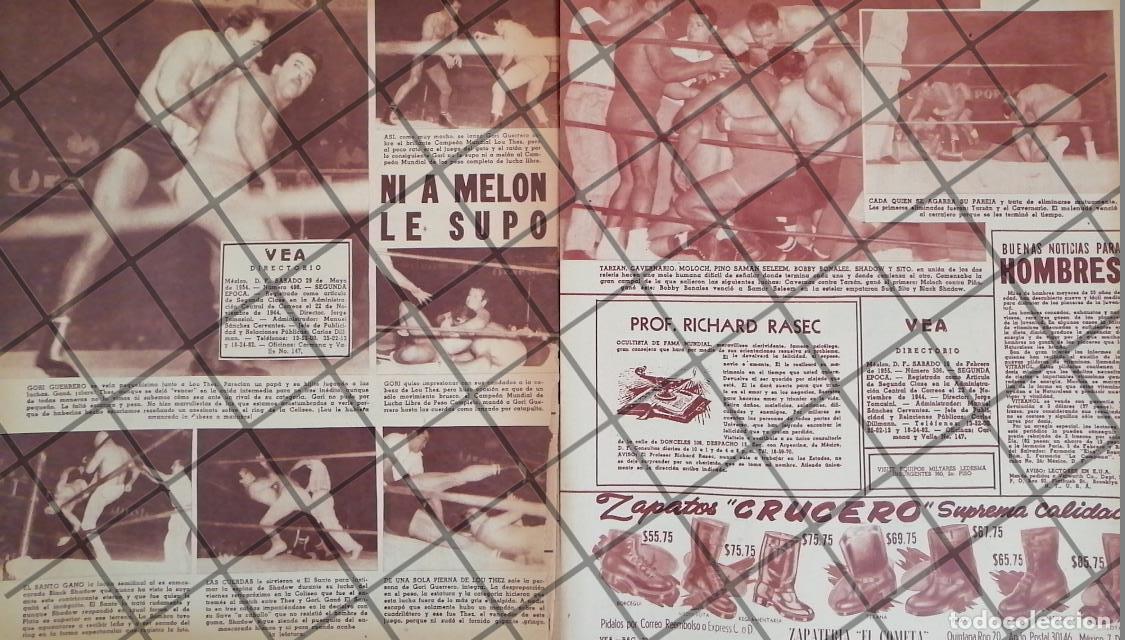 Coleccionismo de carteles: AFICHE RETRO LUCHA LIBRE EL SANTO, GORI GUERRERO ETC -45