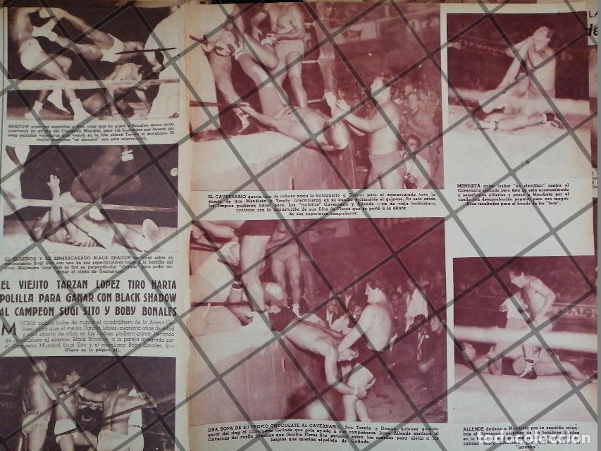 Coleccionismo de carteles: AFICHE RETRO LUCHA LIBRE TARZAN LOPEZ, BLACK SHADOW ETC -49