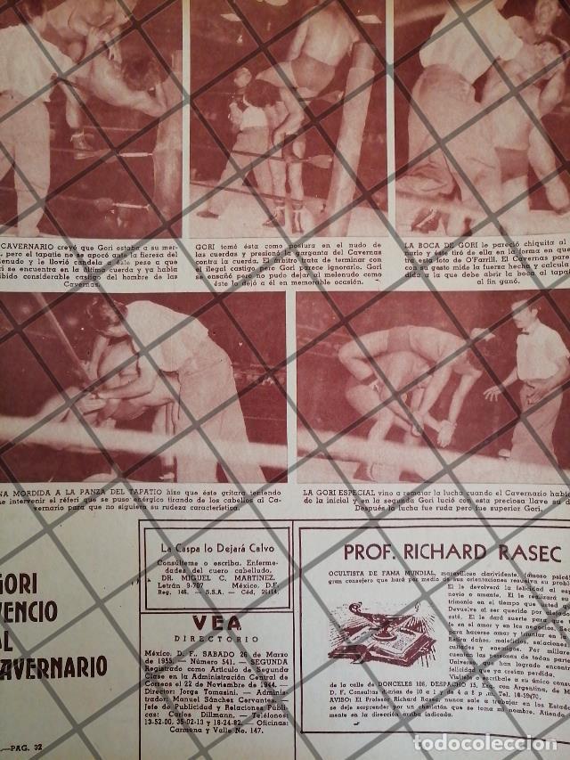 Coleccionismo de carteles: AFICHE RETRO LUCHA LIBRE GORI GUERRERO Vs CAVERNARIO ETC -55