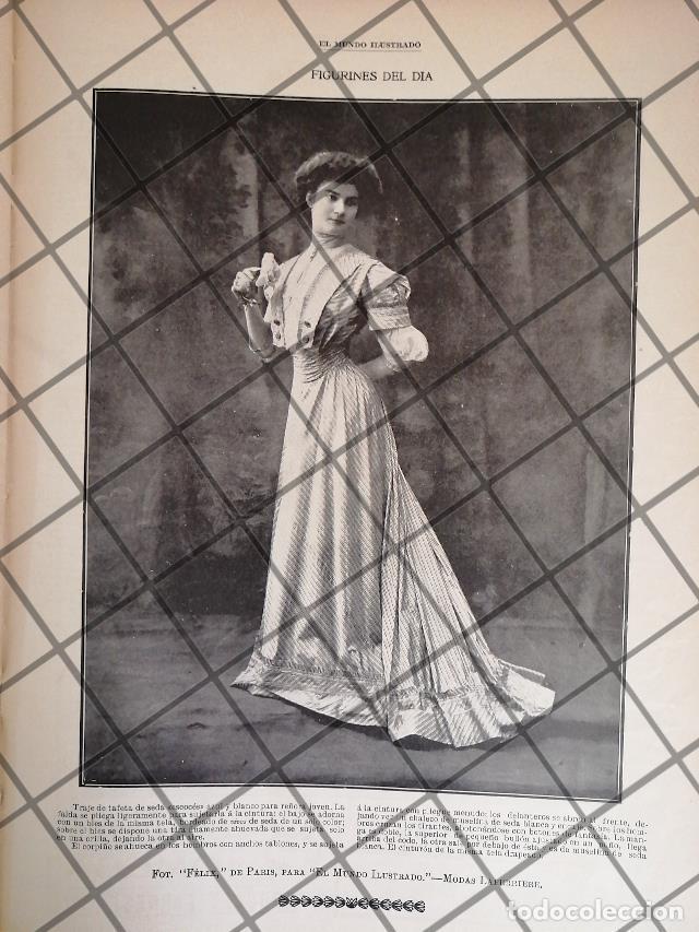 Coleccionismo de carteles: CARTEL PUBLICITARIO ANTIGUO VESTIDOS. CASA LAFERRIERE 1907