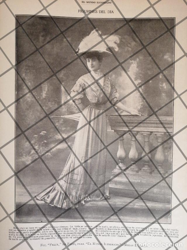 Coleccionismo de carteles: CARTEL PUBLICITARIO ANTIGUO. CASA DE MODAS BARROIN. VESTIDO