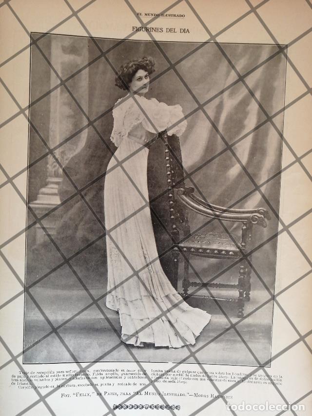 Coleccionismo de carteles: CARTEL PUBLICITARIO ANTIGUO VESTIDOS. MODAS ERNEST RAUDNITZ 2