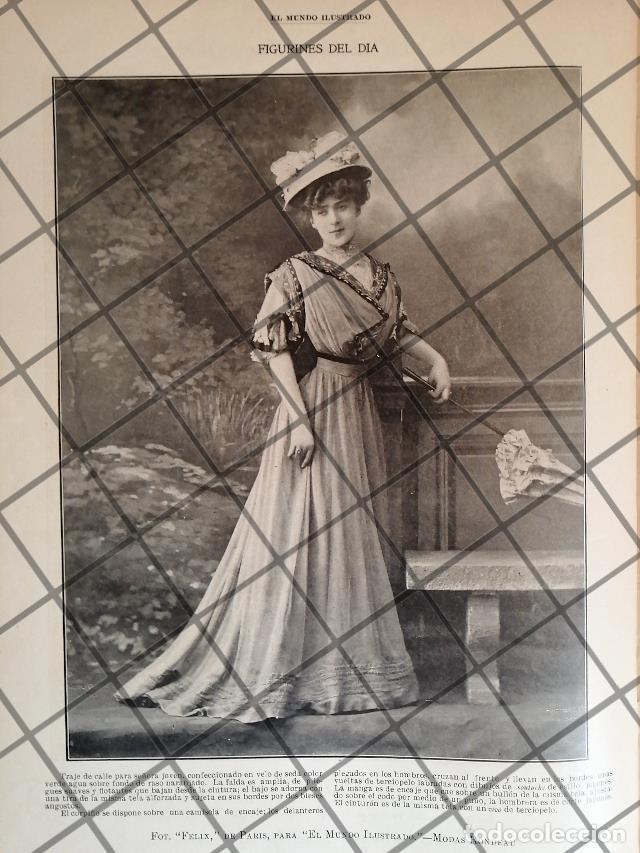 Colecionismo de cartazes: CARTEL PUBLICITARIO ANTIGUO. VESTIDOS. CASA RONDEAU TEMPLIER 2