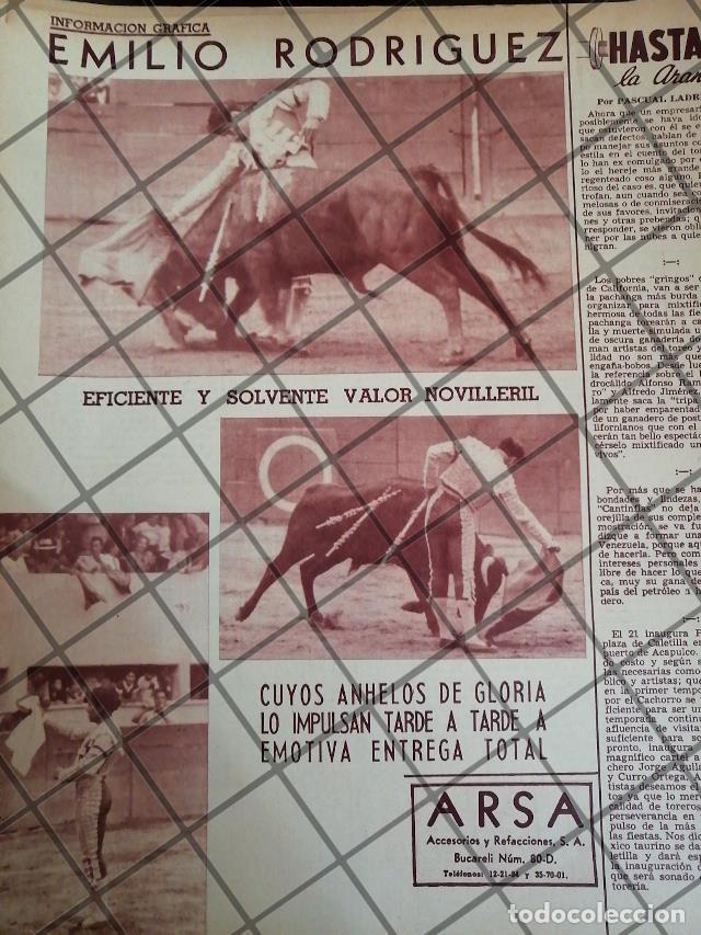 Colecionismo de cartazes: AFICHE ANTIGUO TORERO. EMILIO RODRIGUEZ VELA 1954