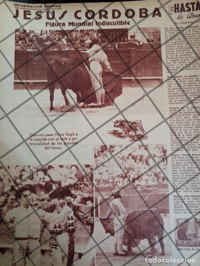 Colecionismo de cartazes: AFICHE ANTIGUO TORERO. JESUS CORDOBA RAMIREZ. 1950s