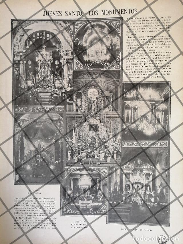 Colecionismo de cartazes: AFICHE ANTIGUO ALTARES EN VARIOS TEMPLOS DEL D.F 1911