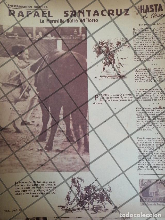 Colecionismo de cartazes: AFICHE ANTIGUO TORERO. RAFAEL SANTACRUZ EN MEXICO 1954