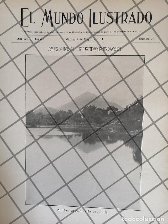 Coleccionismo de carteles: PORTADA ANTIGUA ARTISTICA 1911 RIO MAYO, SAN BLAS, SONORA