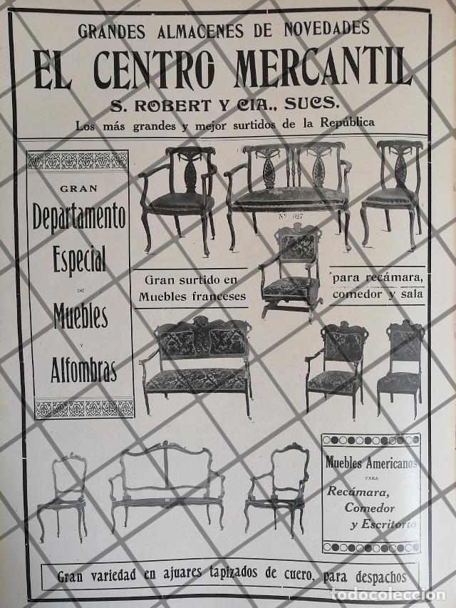 Coleccionismo de carteles: CARTEL PUBLICITARIO RETRO TIENDA CENTRO MERCANTIL 1911 -40