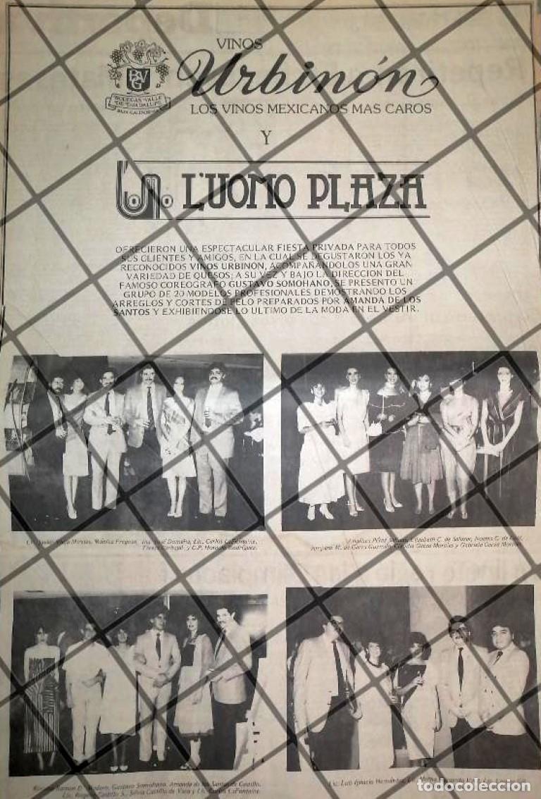 Coleccionismo de carteles: CARTEL RETRO. FIESTA EN EL LUOMO PLAZA, MONTERREY