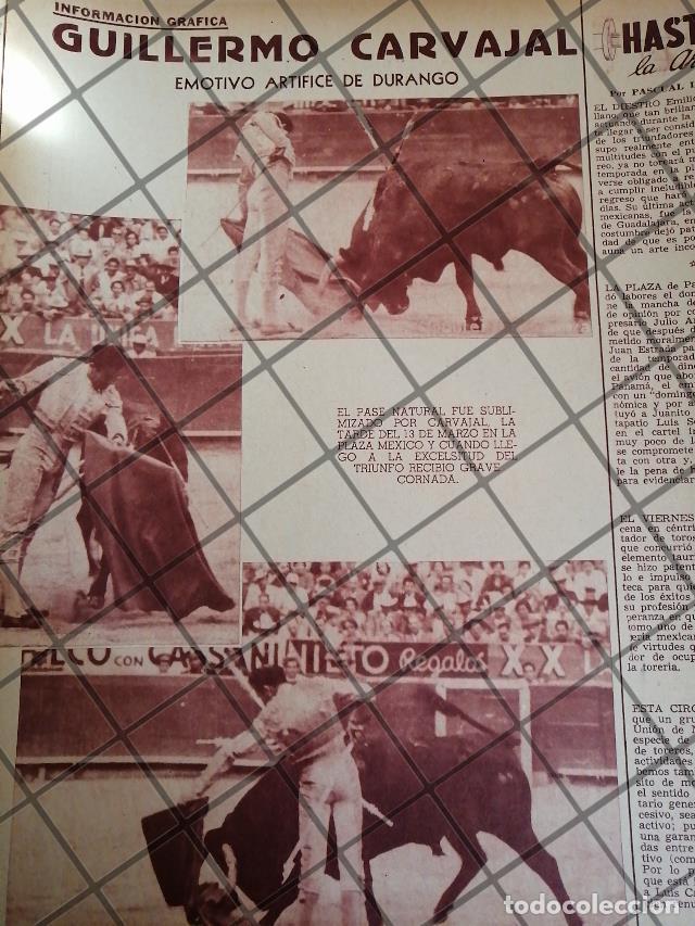 Sammeln von Plakaten: AFICHE ANTIGUO INICIOS DEL TORERO GUILLERMO CARVAJAL JR. 1953 4