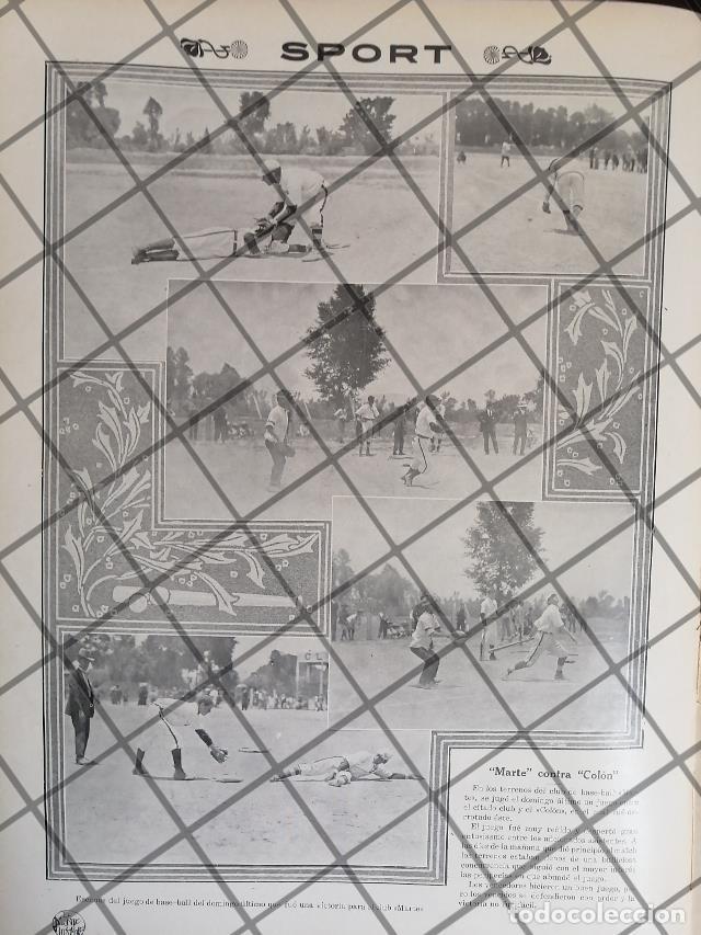 Sammeln von Plakaten: AFICHE ANTIGUO BEISBOL CLUB MARTE Vs CLUB COLON 1911