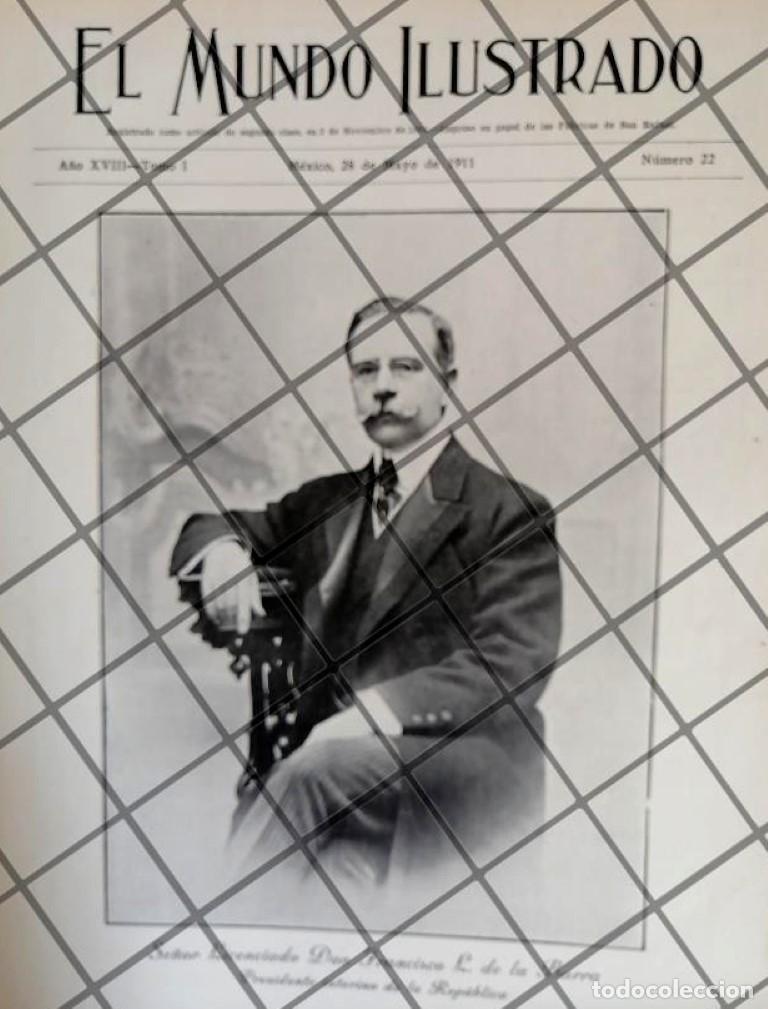 Sammeln von Plakaten: PORTADA ANTIGUA 1911. FRANCISCO LEON DE LA BARRA. P. INTERINO