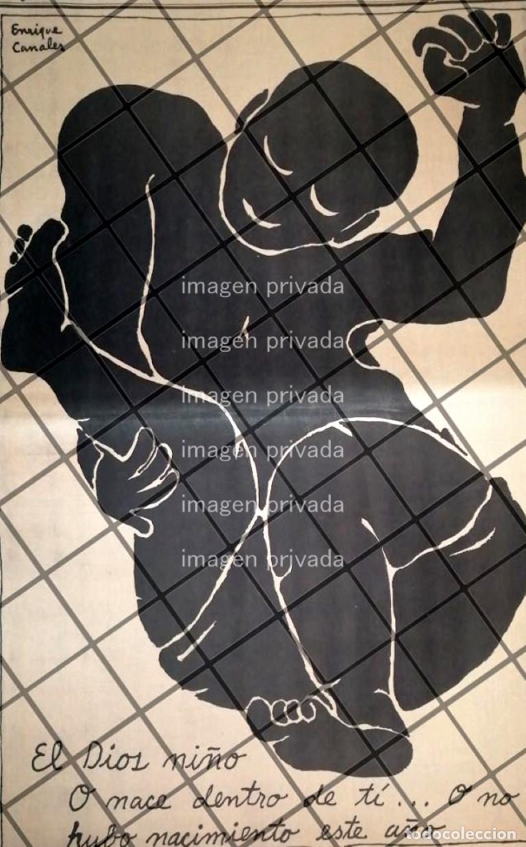 Sammeln von Plakaten: AFICHE RETRO, DIBUJO DE ENRIQUE CANALES SANTOS 1984