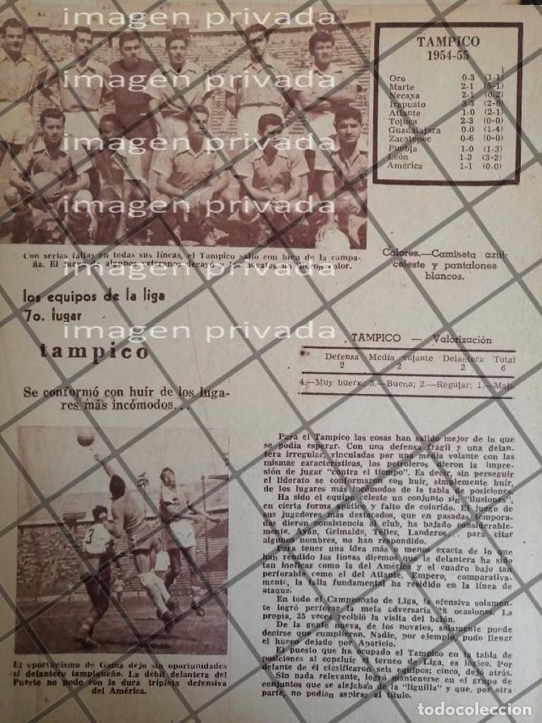 Sammeln von Plakaten: AFICHE RETRO EL CLUB TAMPICO 1955 /FUTBOL