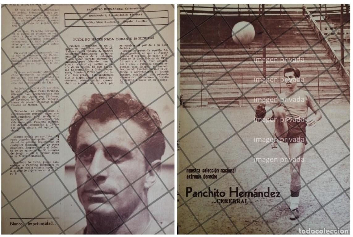 Sammeln von Plakaten: AFICHE RETRO FUTBOLISTA. PANCHITO HERNANDEZ, 1955