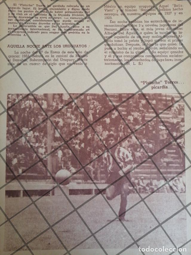 Sammeln von Plakaten: AFICHE RETRO FUTBOLISTA. ALFREDO PISTACHE TORRES, 1955