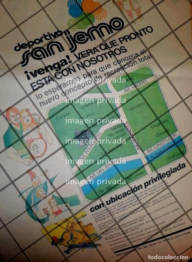 Sammeln von Plakaten: CARTEL PUBLICITARIO RETRO CLUB DEPORTIVO SAN JERONIMO 1984