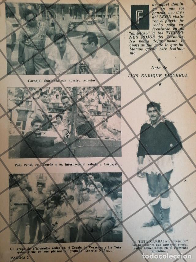 Sammeln von Plakaten: AFICHE RETRO FUTBOLISTA LA TOTA CARBAJAL 1963