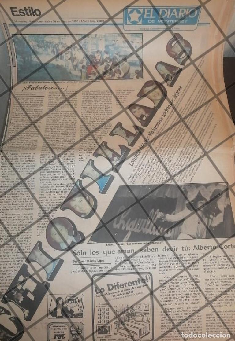 Sammeln von Plakaten: CARTEL RETRO CHIQUILLADAS EN MONTERREY 1984