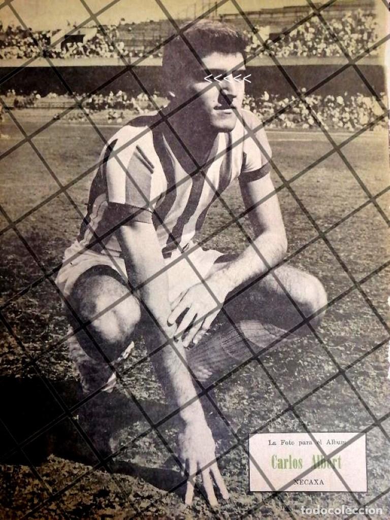 Sammeln von Plakaten: AFICHE RETRO FUTBOLISTA CARLOS ALBERT LLORENTE 1963
