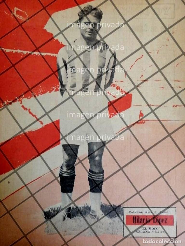 Sammeln von Plakaten: AFICHE RETRO FUTBOLISTA. HILARIO LOPEZ EL MOCO 1963