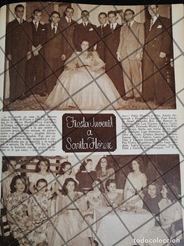 Sammeln von Plakaten: AFICHE ANTIGUO FIESTA EN CASA ELIZAGA CABALLERO 1948