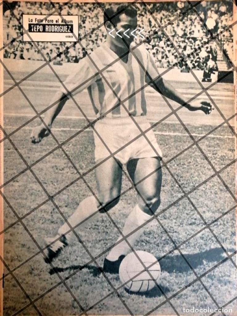 Sammeln von Plakaten: AFICHE RETRO FUTBOLISTA JORGE TEPO RODRIGUEZ 1963